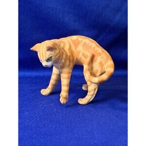 Princeton Gallery Bisque Porcelain Red Tabby Cat Scrappy